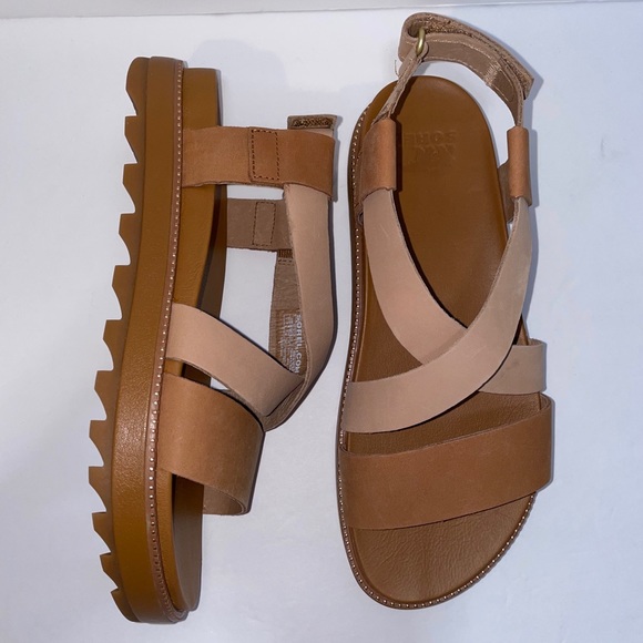 Sorel Shoes - NWB Sorel Roaming Criss Cross Sandal Camel Brown